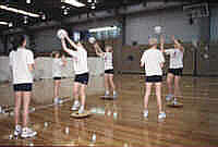 AIS Netball Players In Training - Photo : NSIC Collection ASC